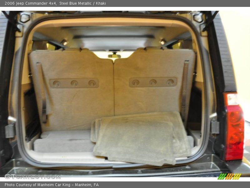 Steel Blue Metallic / Khaki 2006 Jeep Commander 4x4