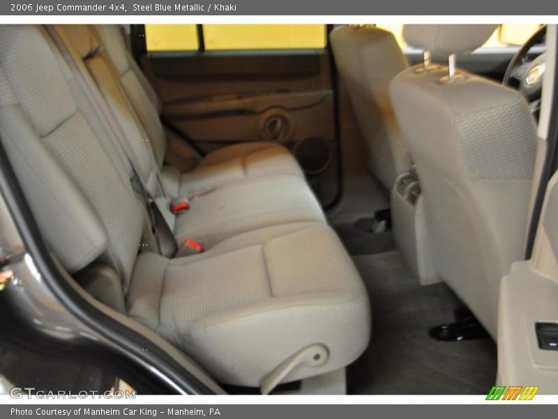 Steel Blue Metallic / Khaki 2006 Jeep Commander 4x4