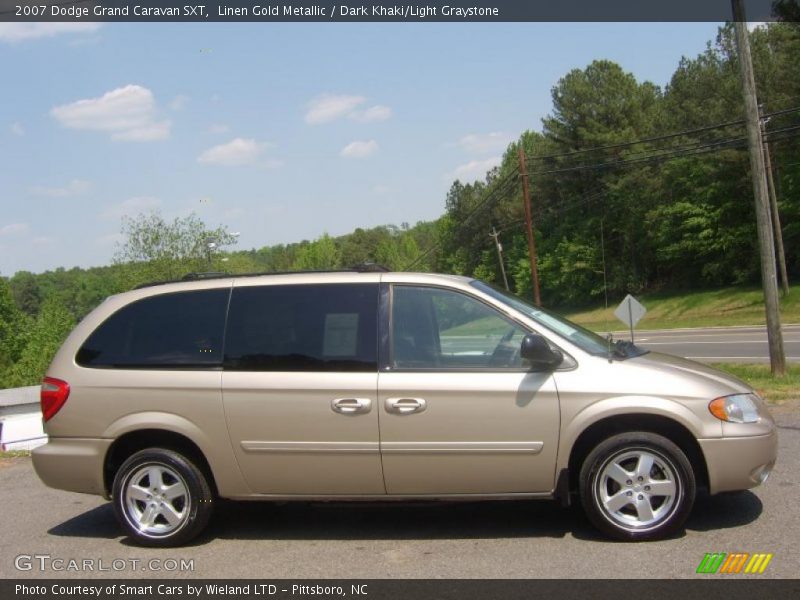 Linen Gold Metallic / Dark Khaki/Light Graystone 2007 Dodge Grand Caravan SXT