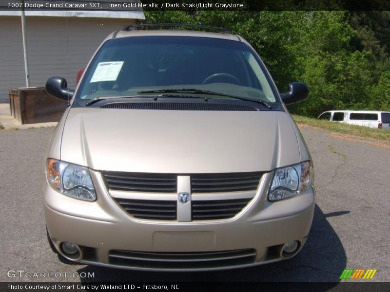 Linen Gold Metallic / Dark Khaki/Light Graystone 2007 Dodge Grand Caravan SXT