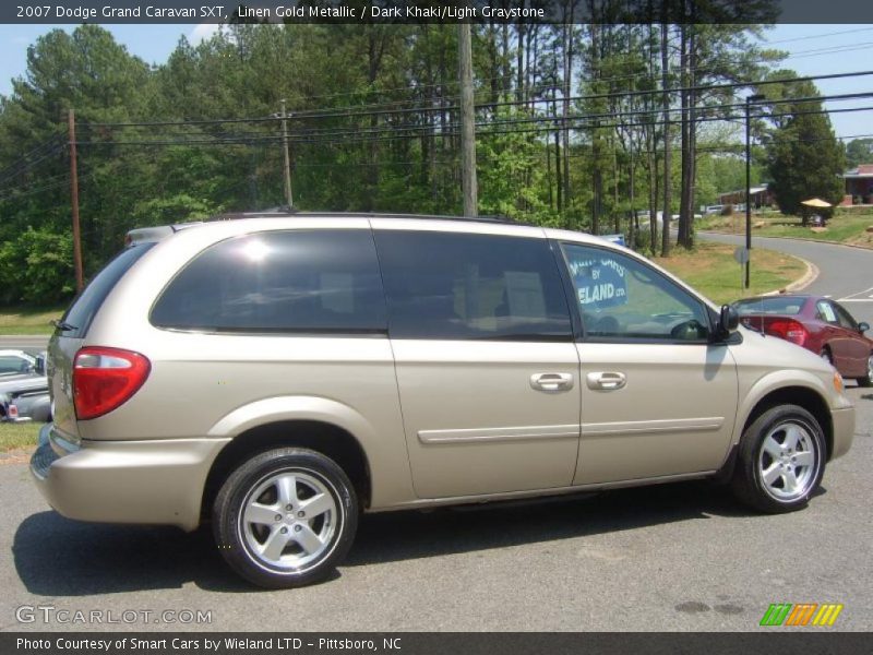 Linen Gold Metallic / Dark Khaki/Light Graystone 2007 Dodge Grand Caravan SXT