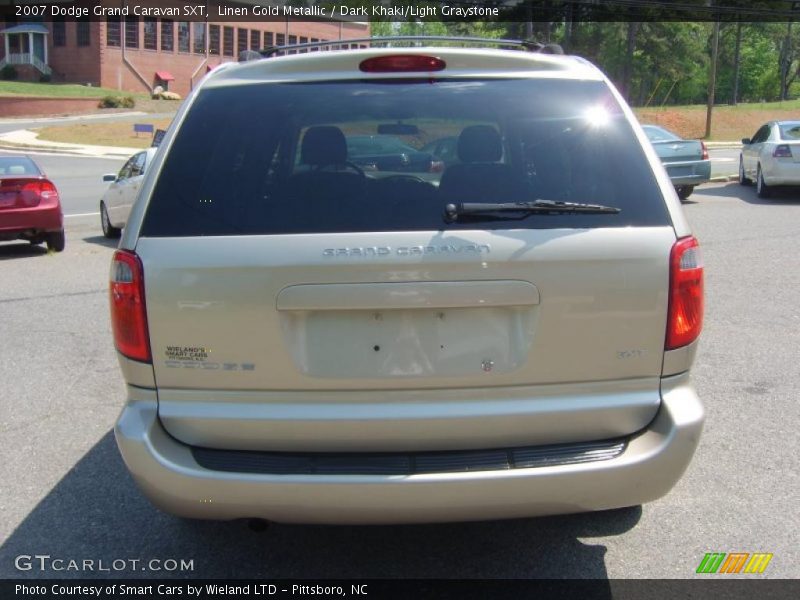 Linen Gold Metallic / Dark Khaki/Light Graystone 2007 Dodge Grand Caravan SXT