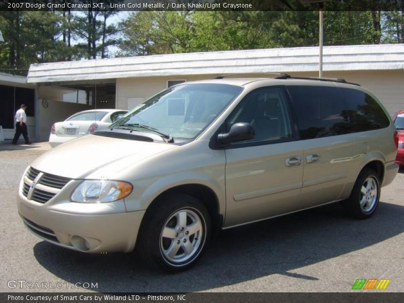 Linen Gold Metallic / Dark Khaki/Light Graystone 2007 Dodge Grand Caravan SXT