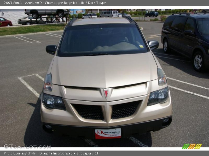 Champagne Beige Metallic / Dark Taupe 2003 Pontiac Aztek AWD