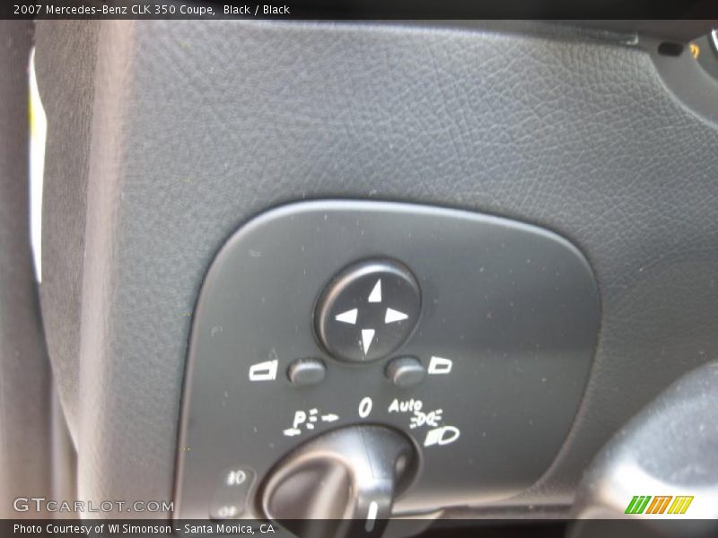 Black / Black 2007 Mercedes-Benz CLK 350 Coupe