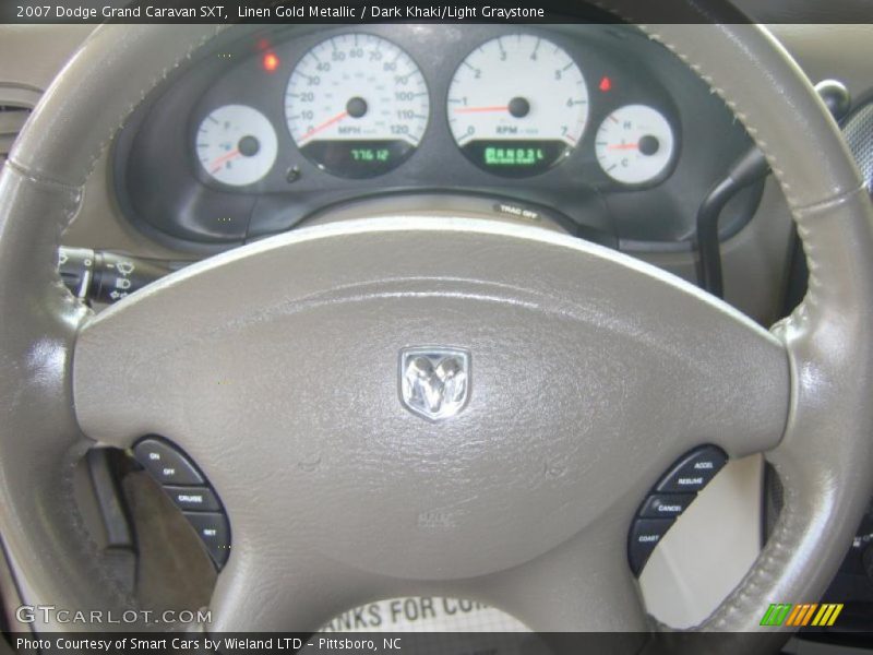 Linen Gold Metallic / Dark Khaki/Light Graystone 2007 Dodge Grand Caravan SXT