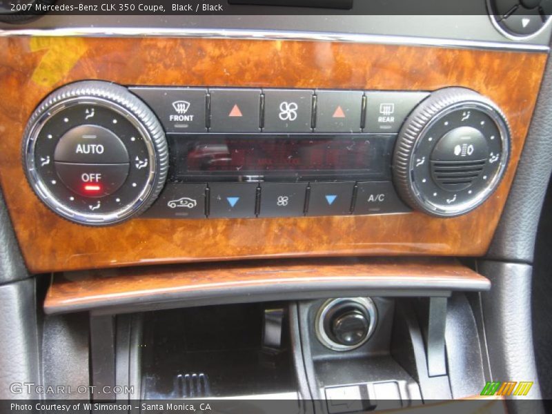 Black / Black 2007 Mercedes-Benz CLK 350 Coupe