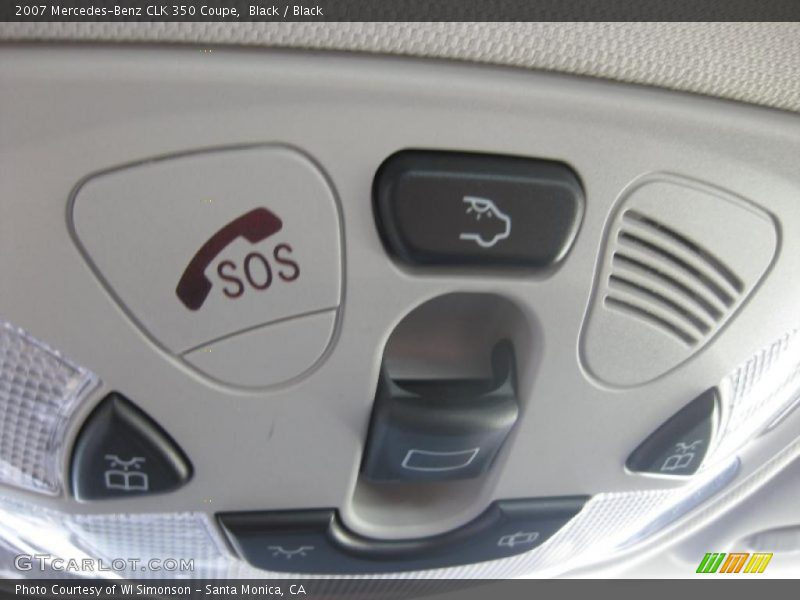 Black / Black 2007 Mercedes-Benz CLK 350 Coupe