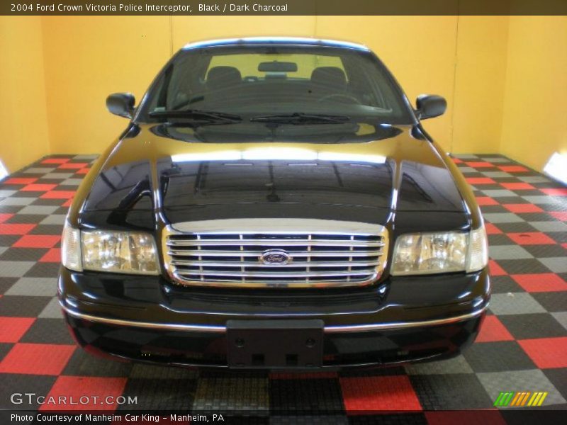 Black / Dark Charcoal 2004 Ford Crown Victoria Police Interceptor