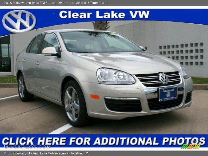 White Gold Metallic / Titan Black 2010 Volkswagen Jetta TDI Sedan