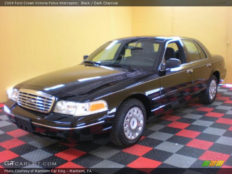 Black / Dark Charcoal 2004 Ford Crown Victoria Police Interceptor