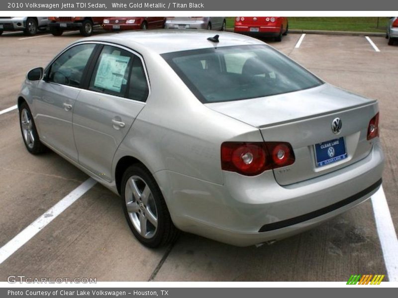 White Gold Metallic / Titan Black 2010 Volkswagen Jetta TDI Sedan