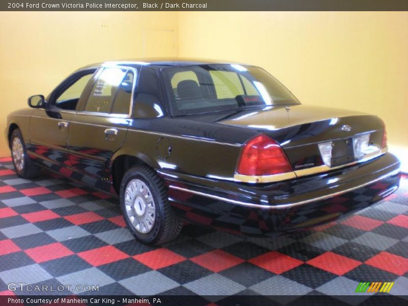 Black / Dark Charcoal 2004 Ford Crown Victoria Police Interceptor