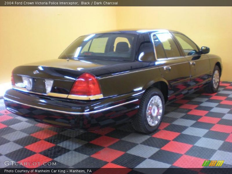 Black / Dark Charcoal 2004 Ford Crown Victoria Police Interceptor