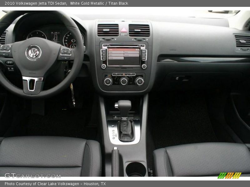 White Gold Metallic / Titan Black 2010 Volkswagen Jetta TDI Sedan