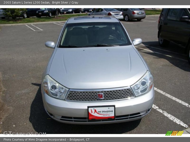 Bright Silver / Gray 2003 Saturn L Series L200 Sedan