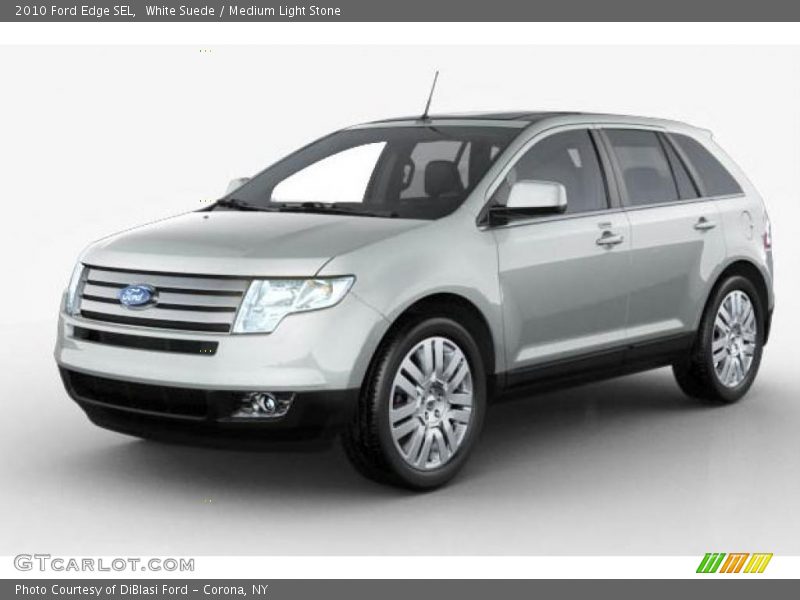 White Suede / Medium Light Stone 2010 Ford Edge SEL