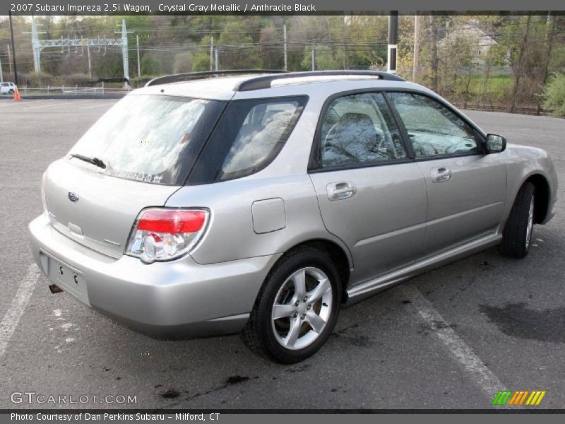 Crystal Gray Metallic / Anthracite Black 2007 Subaru Impreza 2.5i Wagon