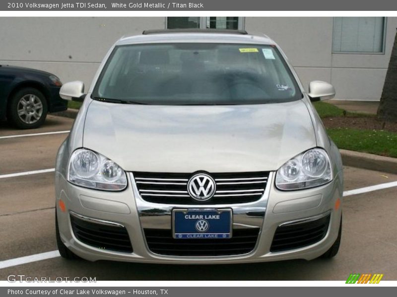 White Gold Metallic / Titan Black 2010 Volkswagen Jetta TDI Sedan