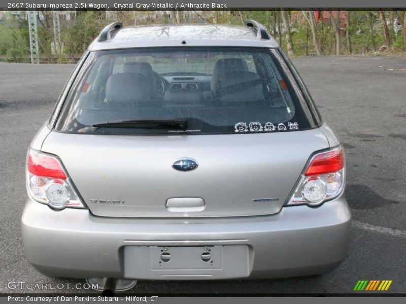 Crystal Gray Metallic / Anthracite Black 2007 Subaru Impreza 2.5i Wagon