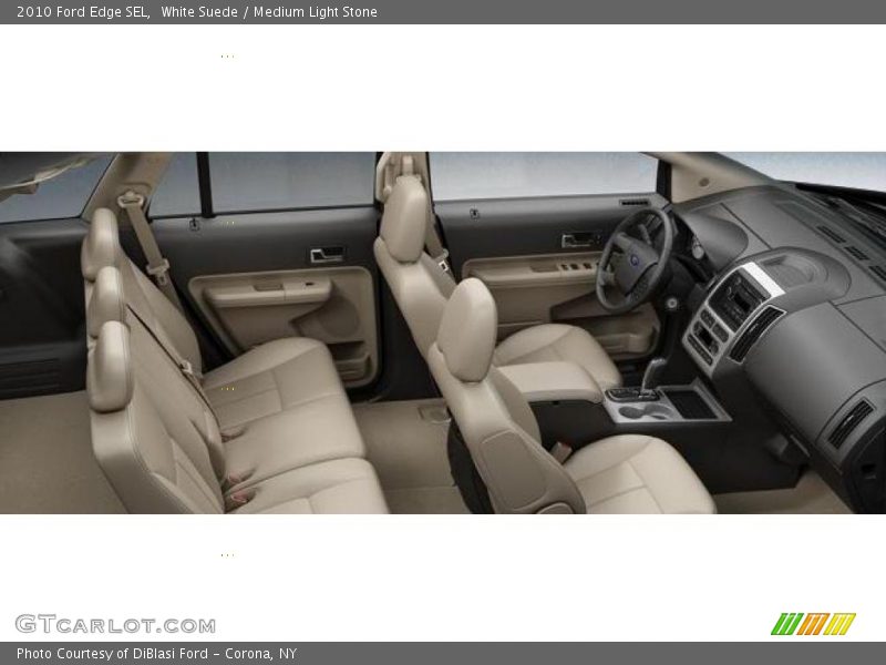 White Suede / Medium Light Stone 2010 Ford Edge SEL