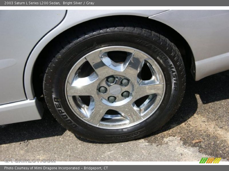 Bright Silver / Gray 2003 Saturn L Series L200 Sedan