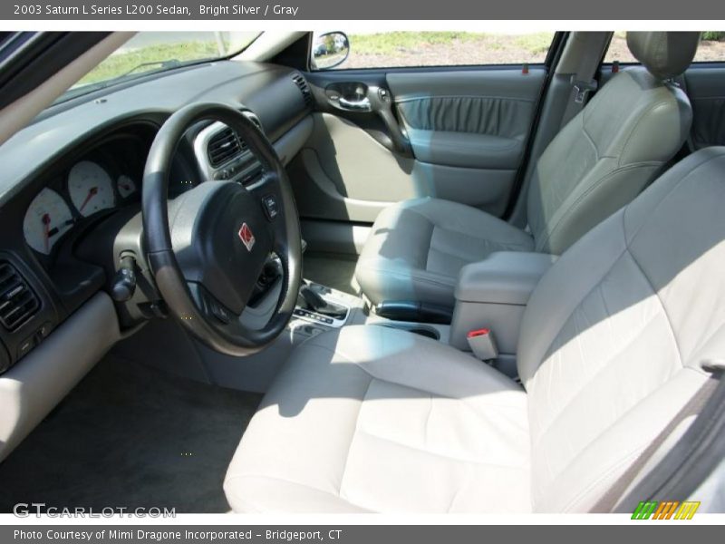 Bright Silver / Gray 2003 Saturn L Series L200 Sedan