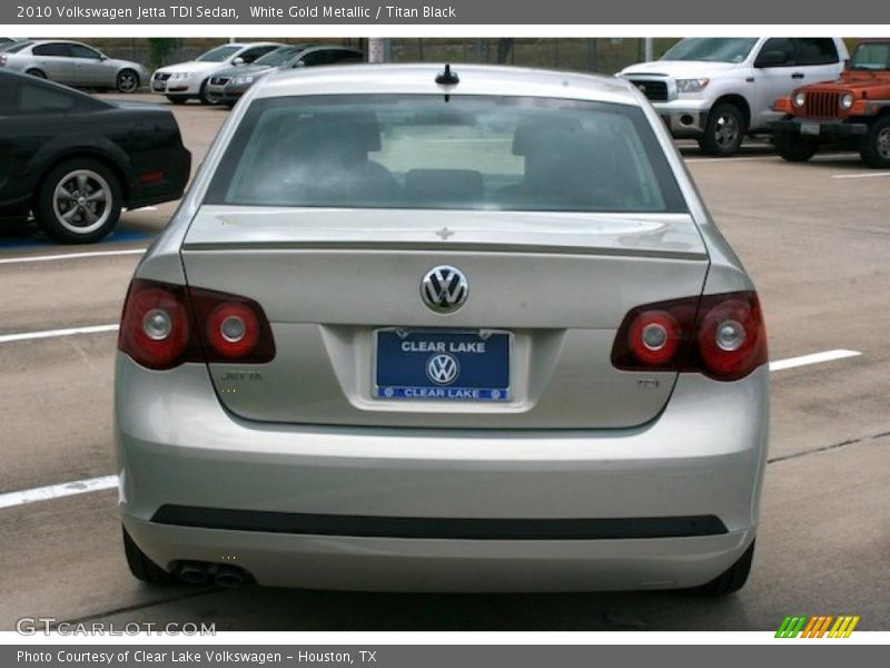 White Gold Metallic / Titan Black 2010 Volkswagen Jetta TDI Sedan