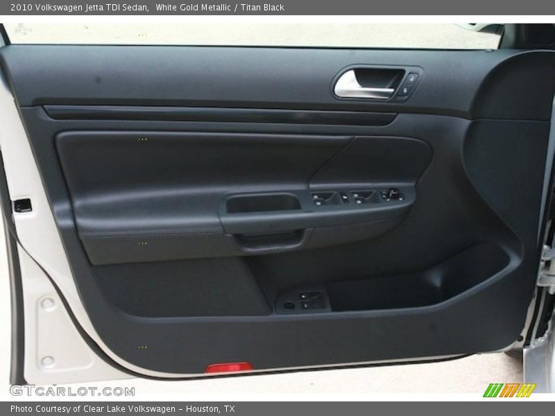 White Gold Metallic / Titan Black 2010 Volkswagen Jetta TDI Sedan