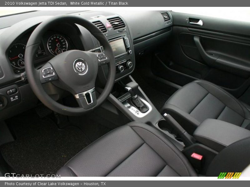 White Gold Metallic / Titan Black 2010 Volkswagen Jetta TDI Sedan