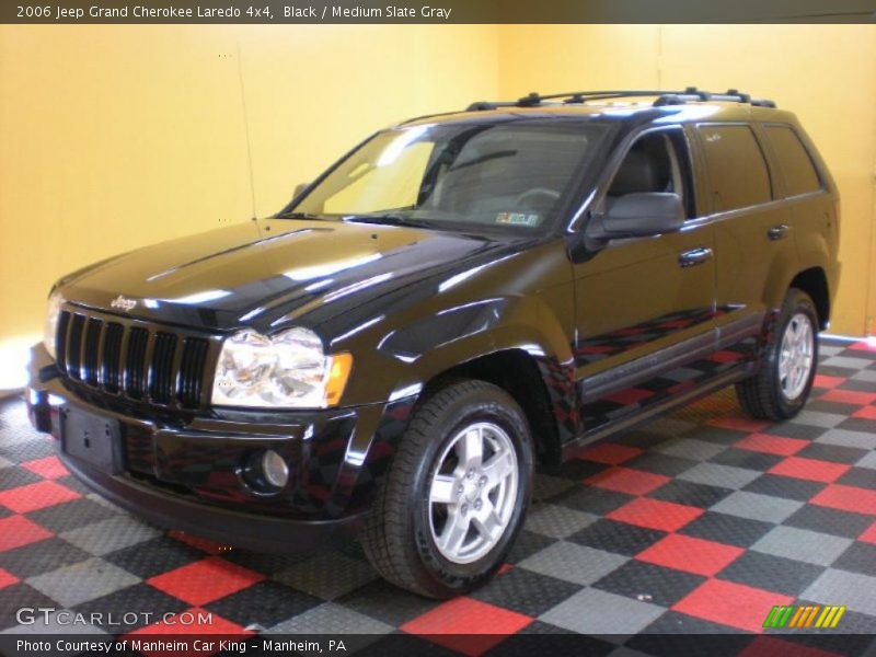 Black / Medium Slate Gray 2006 Jeep Grand Cherokee Laredo 4x4