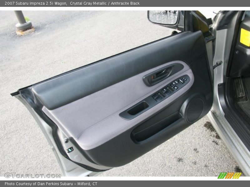 Crystal Gray Metallic / Anthracite Black 2007 Subaru Impreza 2.5i Wagon