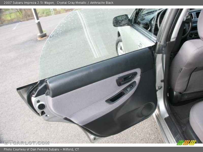 Crystal Gray Metallic / Anthracite Black 2007 Subaru Impreza 2.5i Wagon