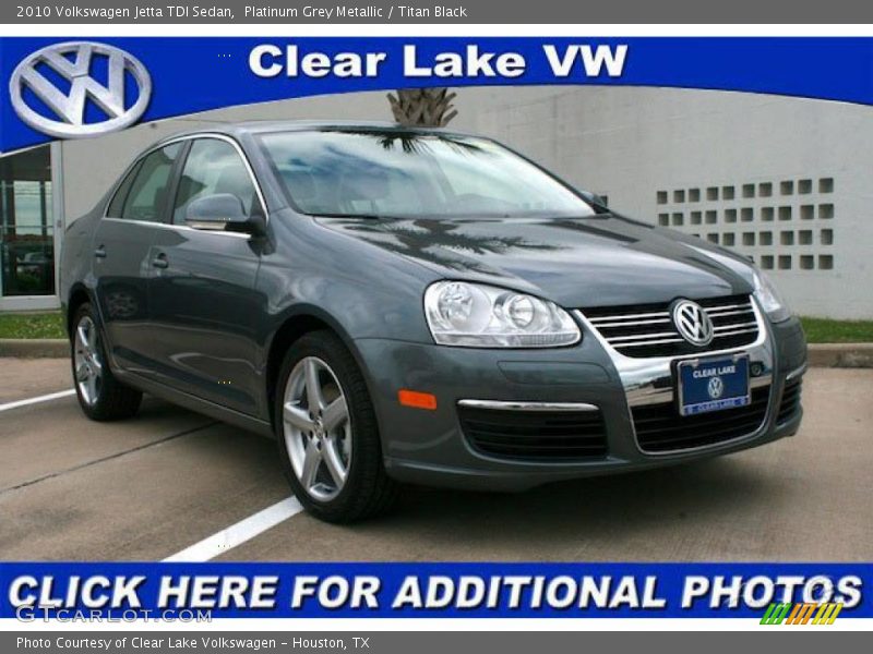 Platinum Grey Metallic / Titan Black 2010 Volkswagen Jetta TDI Sedan
