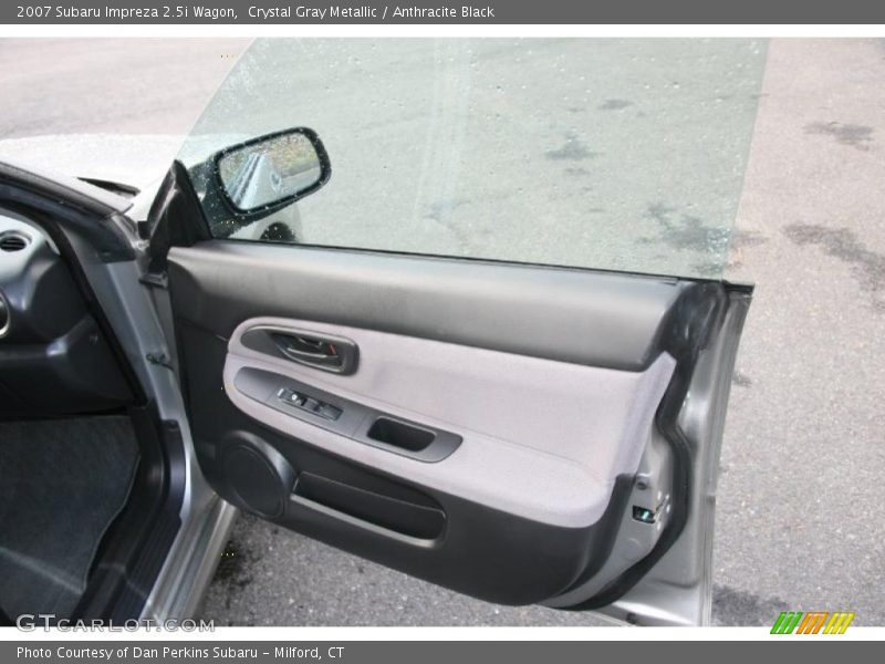 Crystal Gray Metallic / Anthracite Black 2007 Subaru Impreza 2.5i Wagon