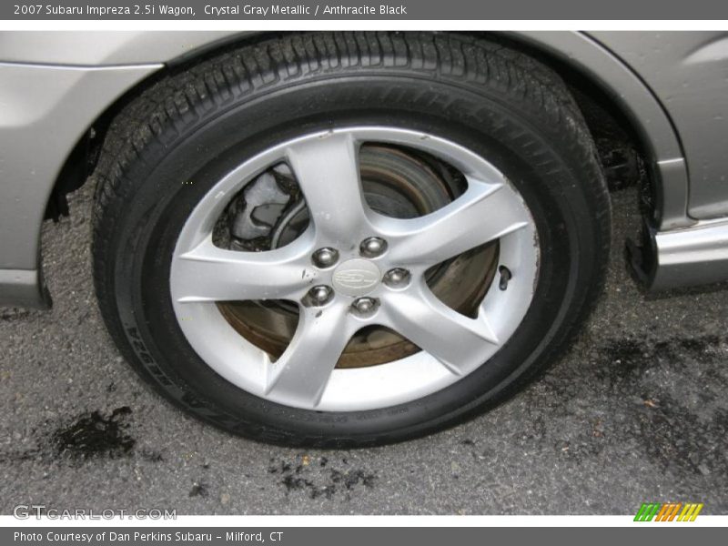 Crystal Gray Metallic / Anthracite Black 2007 Subaru Impreza 2.5i Wagon