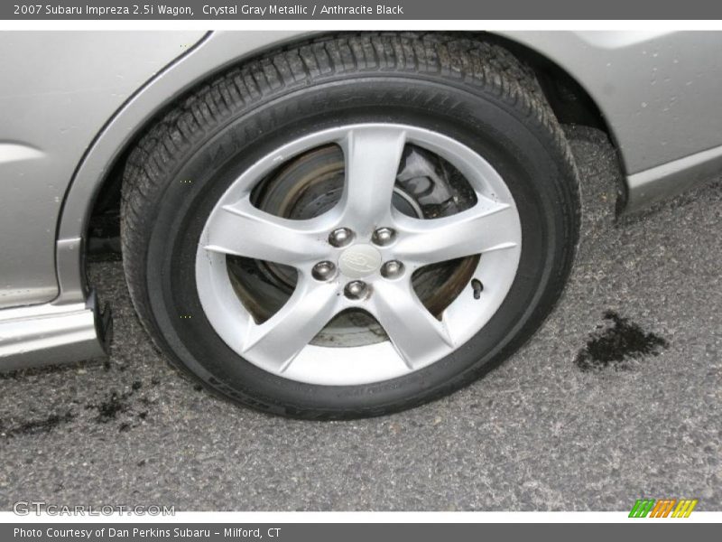 Crystal Gray Metallic / Anthracite Black 2007 Subaru Impreza 2.5i Wagon