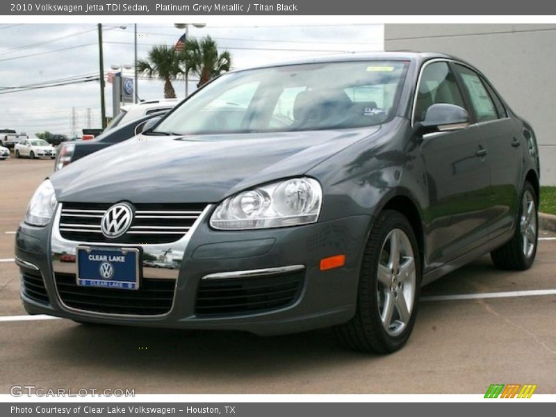 Platinum Grey Metallic / Titan Black 2010 Volkswagen Jetta TDI Sedan