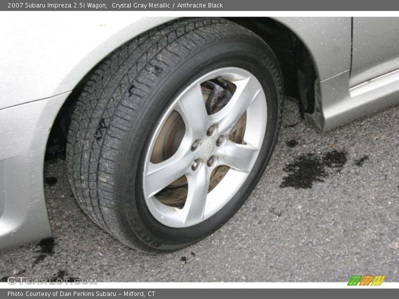 Crystal Gray Metallic / Anthracite Black 2007 Subaru Impreza 2.5i Wagon