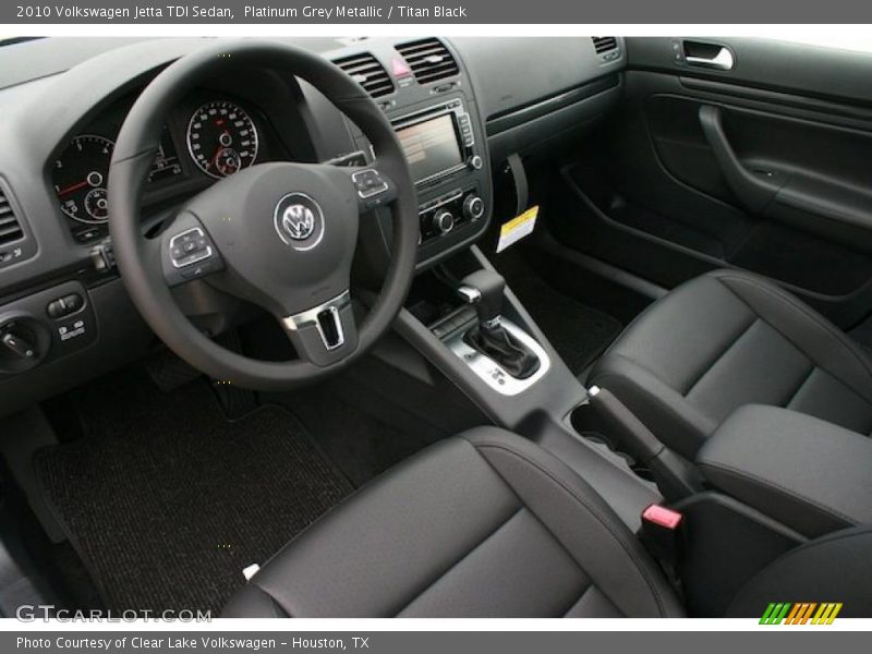 Platinum Grey Metallic / Titan Black 2010 Volkswagen Jetta TDI Sedan