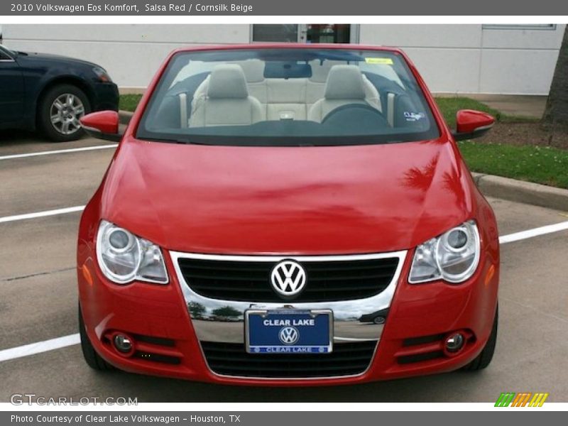 Salsa Red / Cornsilk Beige 2010 Volkswagen Eos Komfort