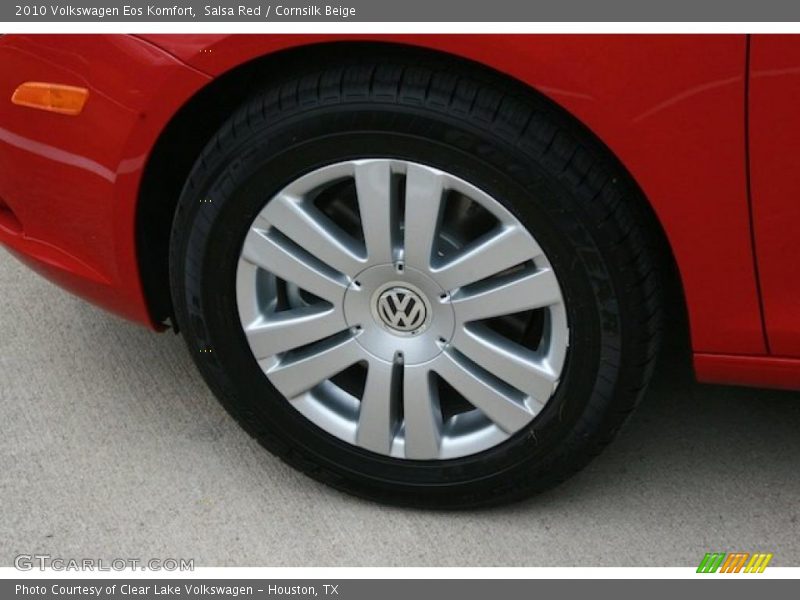 Salsa Red / Cornsilk Beige 2010 Volkswagen Eos Komfort