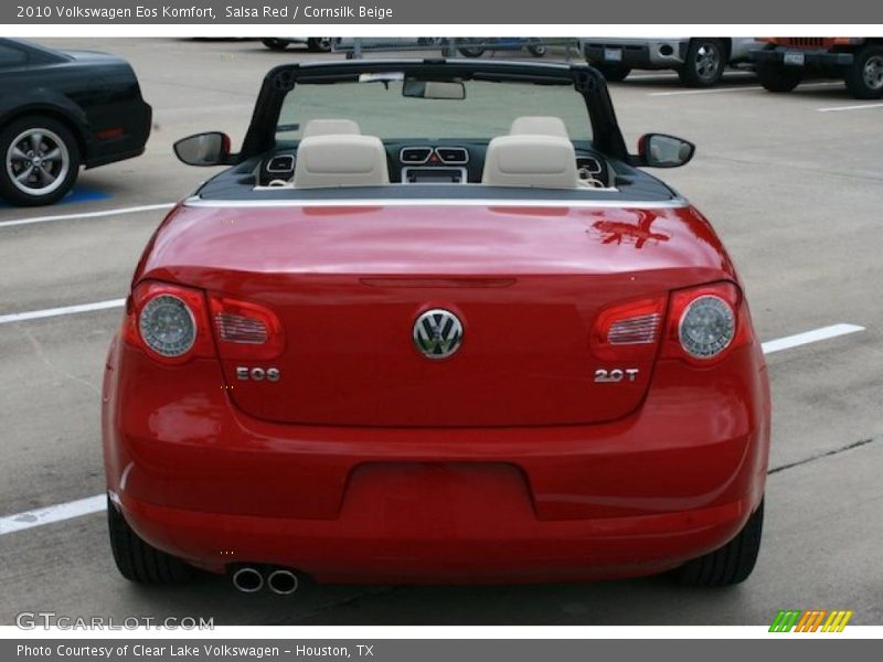 Salsa Red / Cornsilk Beige 2010 Volkswagen Eos Komfort