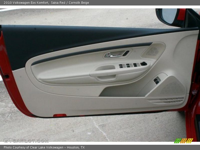 Salsa Red / Cornsilk Beige 2010 Volkswagen Eos Komfort