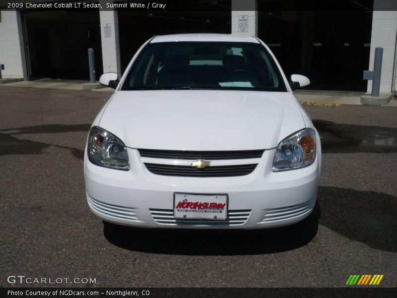 Summit White / Gray 2009 Chevrolet Cobalt LT Sedan