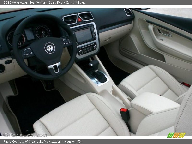 Salsa Red / Cornsilk Beige 2010 Volkswagen Eos Komfort