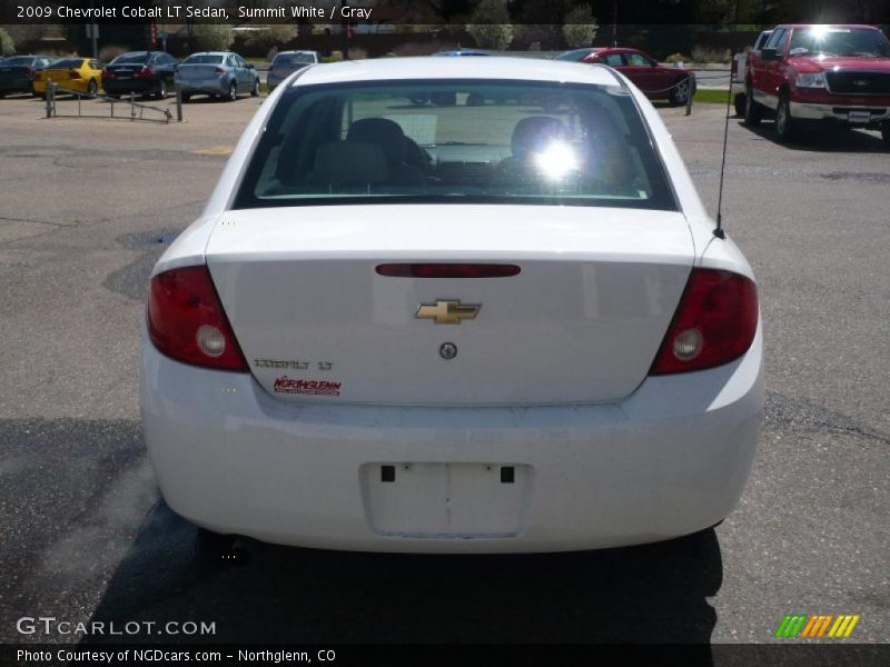 Summit White / Gray 2009 Chevrolet Cobalt LT Sedan