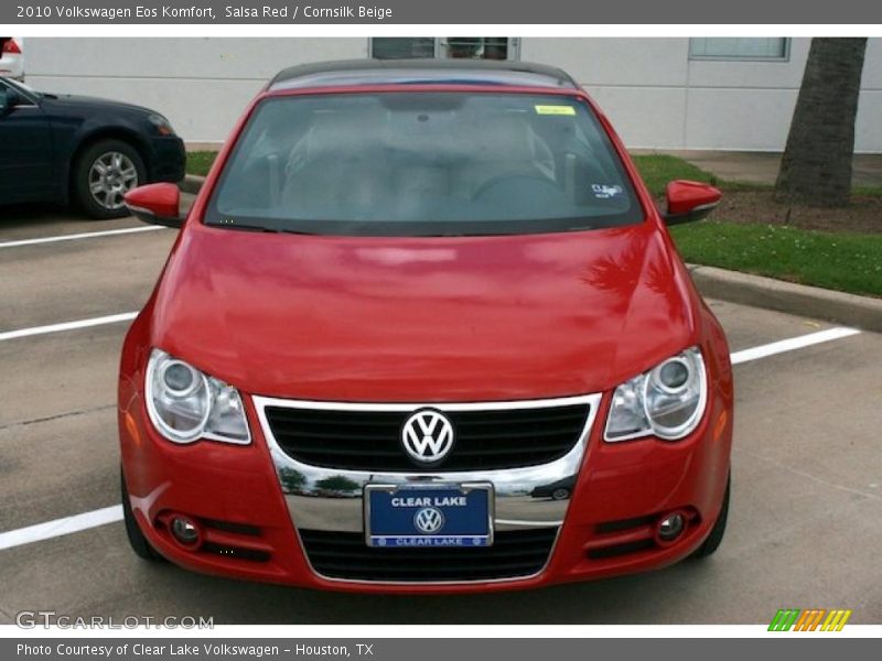 Salsa Red / Cornsilk Beige 2010 Volkswagen Eos Komfort