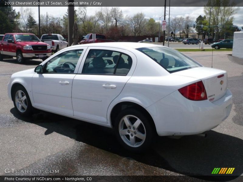 Summit White / Gray 2009 Chevrolet Cobalt LT Sedan