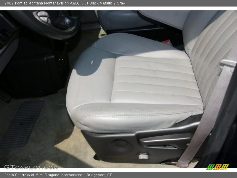 Blue Black Metallic / Gray 2002 Pontiac Montana MontanaVision AWD